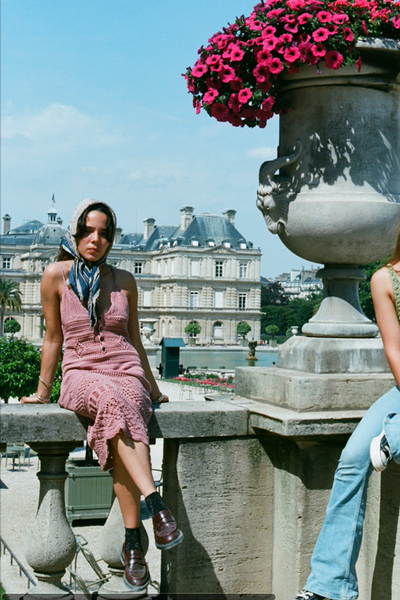 Paris with Marguerite and Emma.