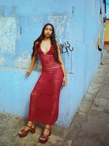 Sumba Dress Red