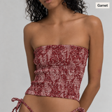 Vintage Batik Tube Top