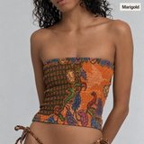 Vintage Batik Tube Top