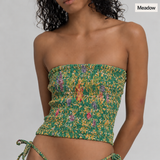 Vintage Batik Tube Top