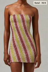 Vintage Batik Tube Dress