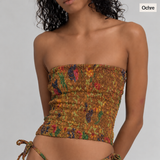 Vintage Batik Tube Top