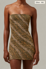 Vintage Batik Tube Dress