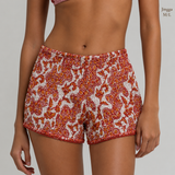 Vintage Batik Smocked Short