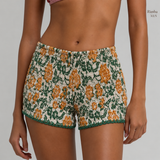 Vintage Batik Smocked Short