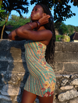 Vintage Batik Tube Dress