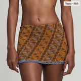 Vintage Batik Tube Skirt