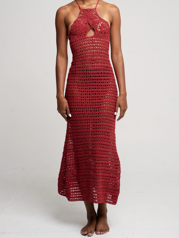 Diah Maxi Dress Ruby