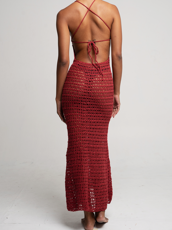 Diah Maxi Dress Ruby