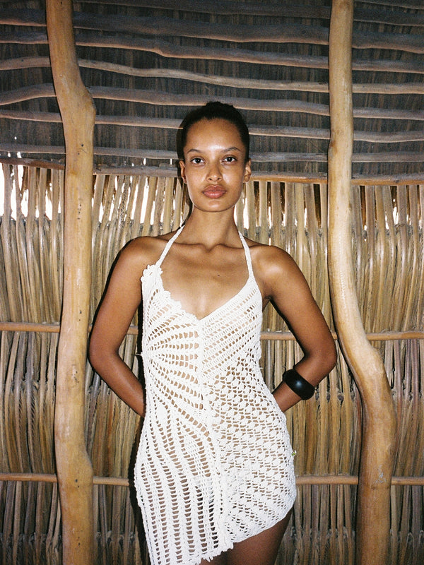 Carme Mini Dress Ivory