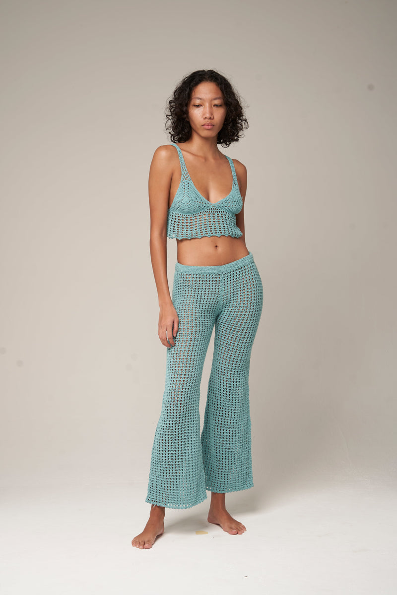 Poppy Pant Aqua