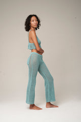 Poppy Pant Aqua