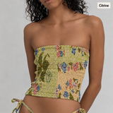 Vintage Batik Tube Top