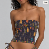 Vintage Batik Tube Top