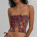 Vintage Batik Tube Top