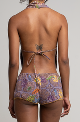 Batik top and shorts ungur