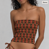 Vintage Batik Tube Top