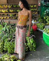 Vintage Batik Tube Top