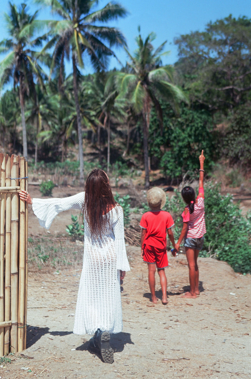 Bwana Dress White