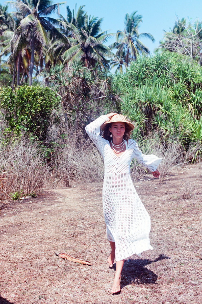Bwana Dress White
