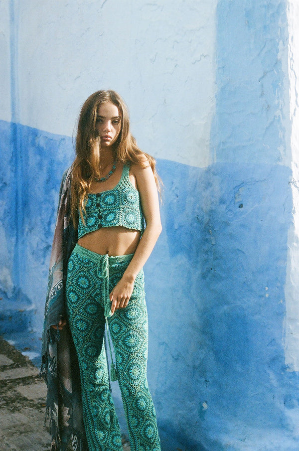 Baia Pants Turquoise