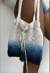 Delphine Bag Indigo Dip Dye